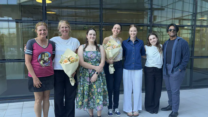 PhD Submission by Claire Galea and Honours Thesis Submissions 2025