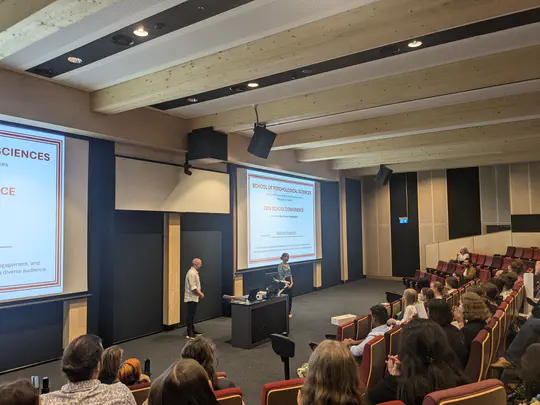 Natasha Augustus wins best poster presentation award at SoPS Conference 2024